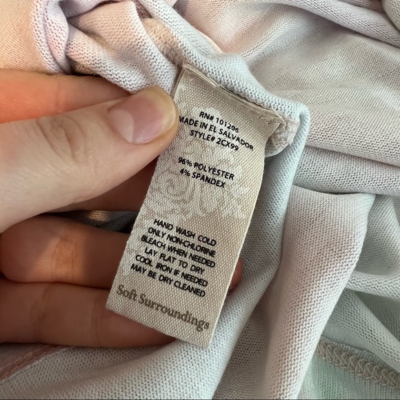 NWT Soft Surroundings Tie-Dye Tunic XS - Picture 7 of 7